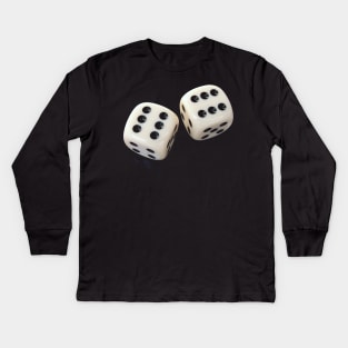 Ludo Dice Game Kids Long Sleeve T-Shirt